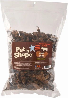 Pet 'n Shape Roasted Beef Lung Treats