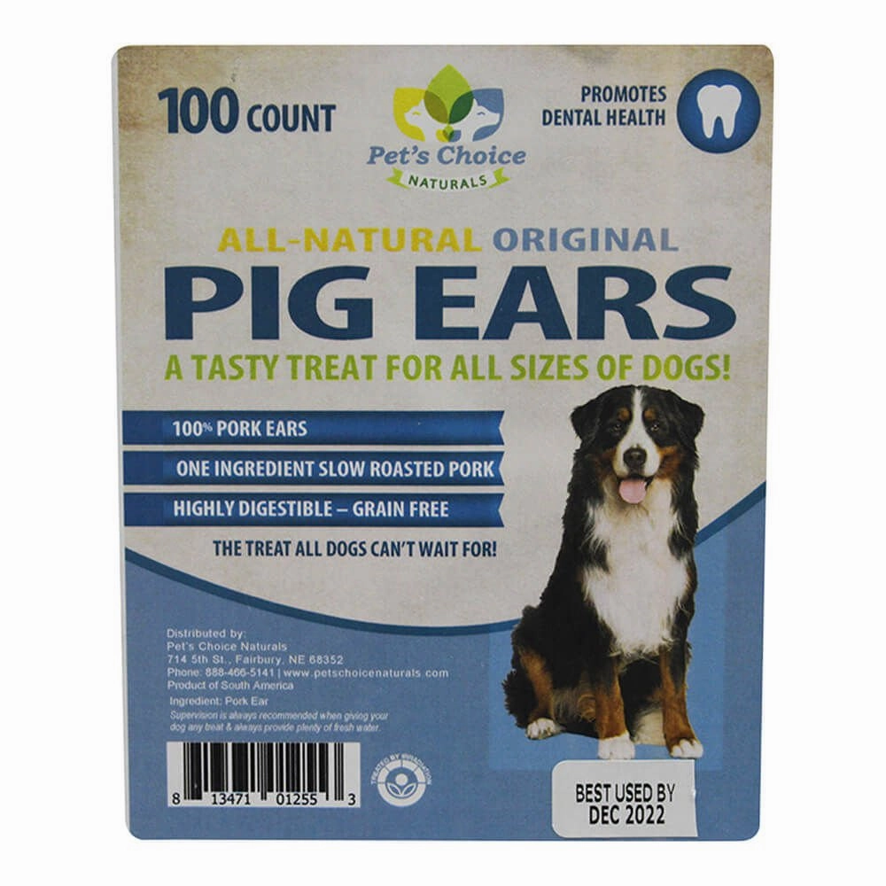 Pet's Choice Plain Pig Ears
