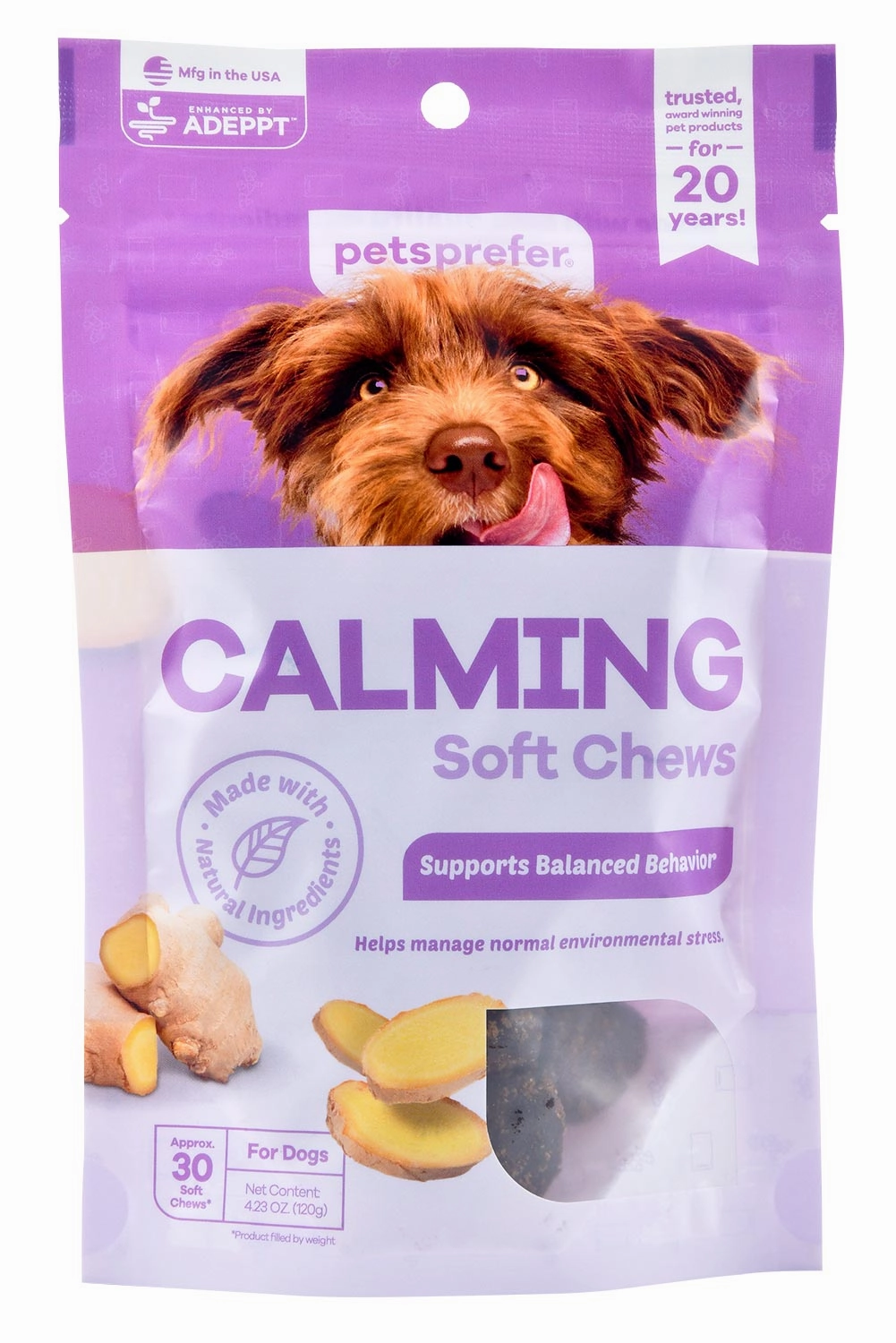 PetsPrefer Calming Soft Chews with ADEPPT