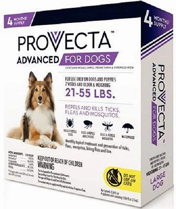 Provecta Advanced for Dogs, 4 Dose