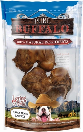 Pure Buffalo Meaty Femur Knuckle, 2 PK