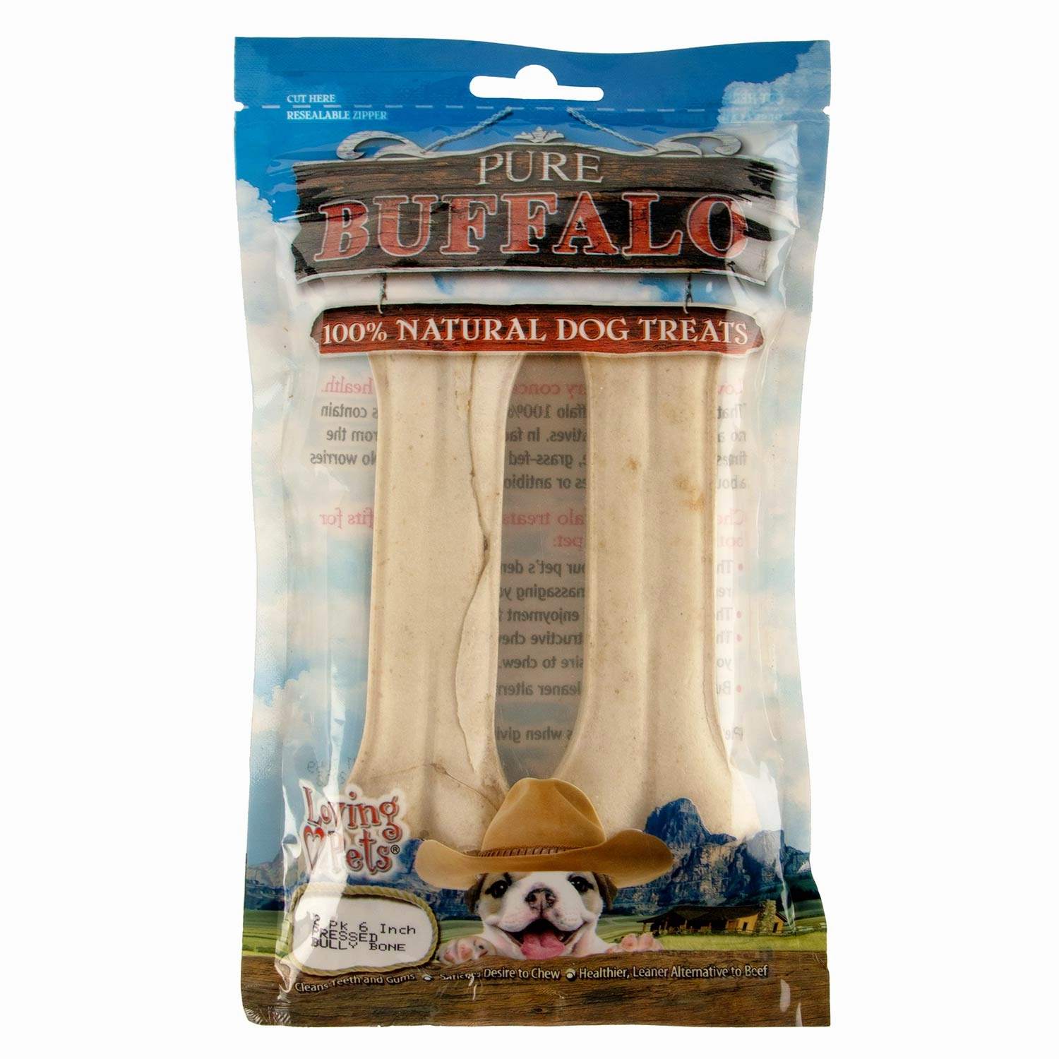 Pure Buffalo Pressed Bully Bone