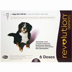 Revolution (selamectin) Canine Once-a-month Flea Topical for Dogs