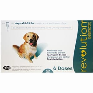 Revolution (selamectin) Canine Once-a-month Flea Topical for Dogs