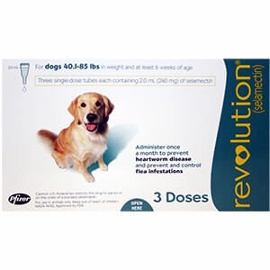 Revolution (selamectin) Canine Once-a-month Flea Topical for Dogs