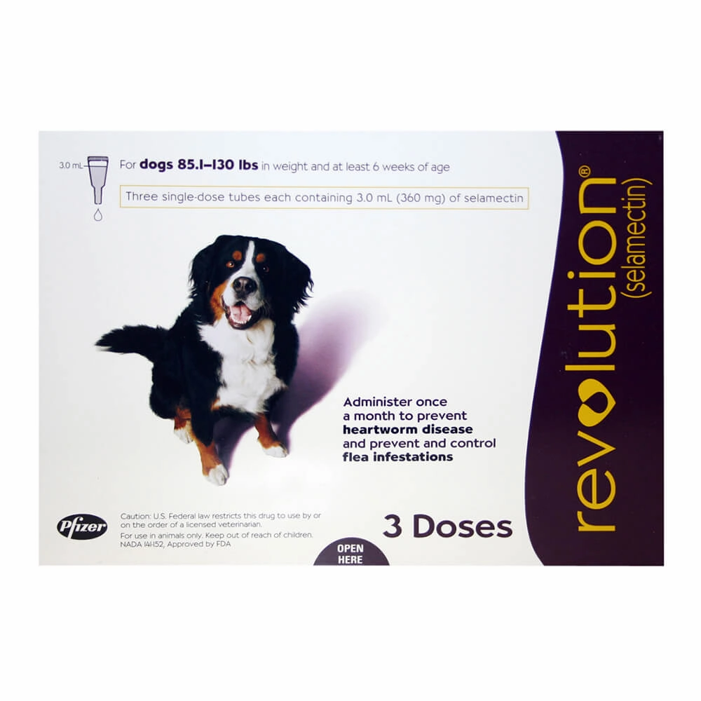 Revolution (selamectin) Canine Once-a-month Flea Topical for Dogs