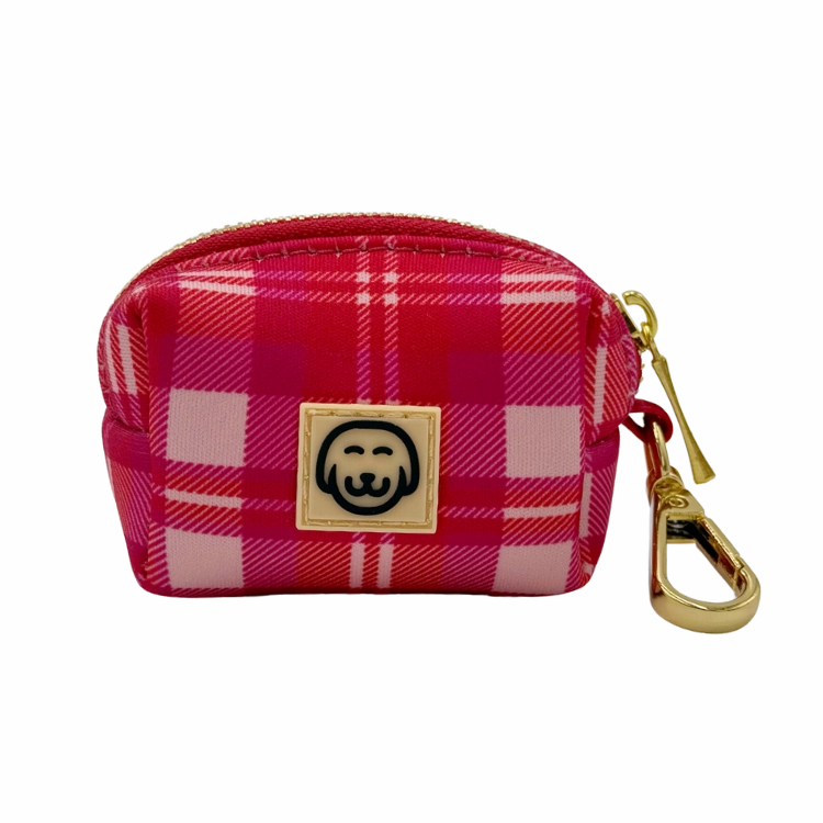 Rosewood Tartan - Dog Poop Bag Holder