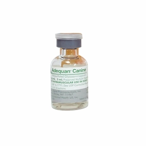 Rx Adequan Canine (polysulfated glycosaminoglycan) 100mg/ml x 5ml vial