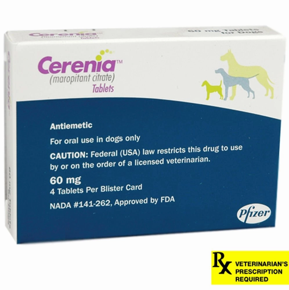 Rx Cerenia (maropitant citrate) Tablets for Dogs