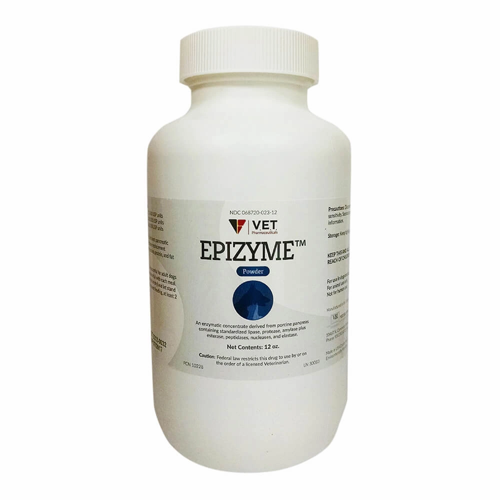 Rx Epizyme Powder for Dogs & Cats, 12 oz Bottle