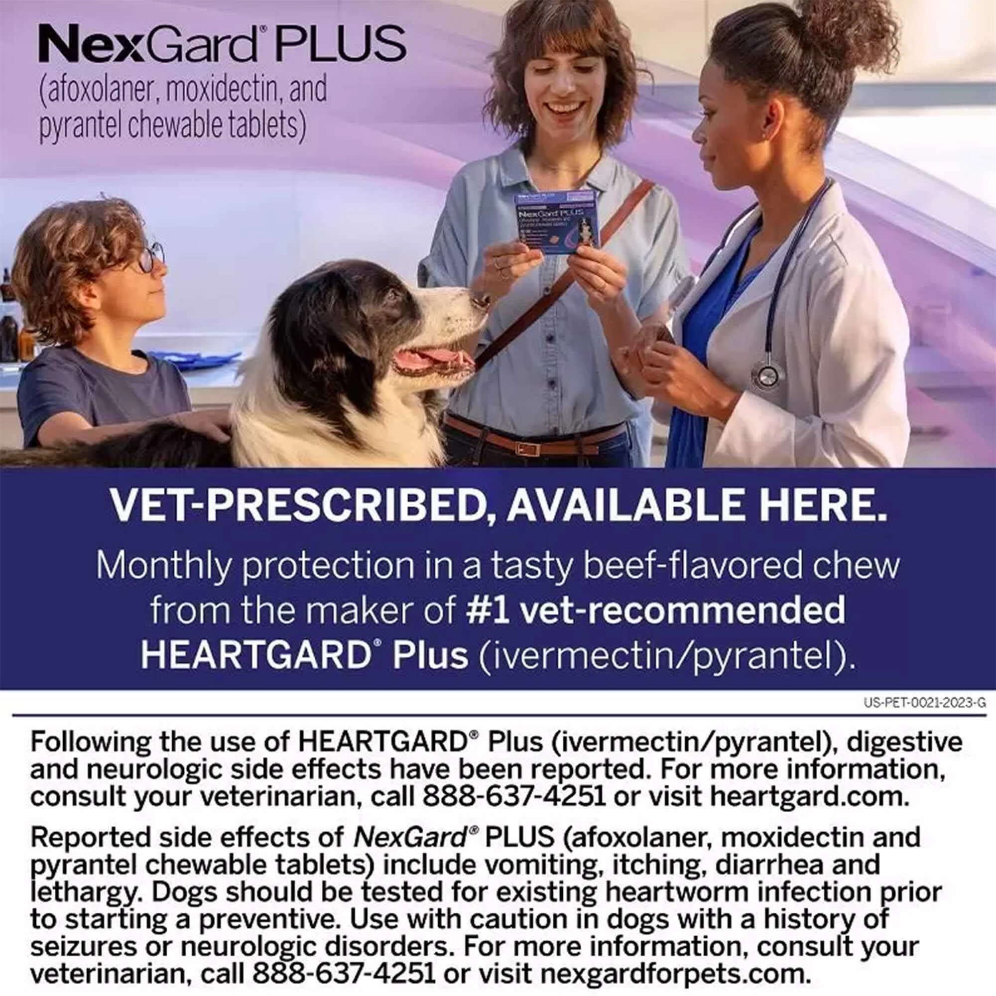Rx NexGard Plus Chewable Flea & Tick Tablets for Dogs