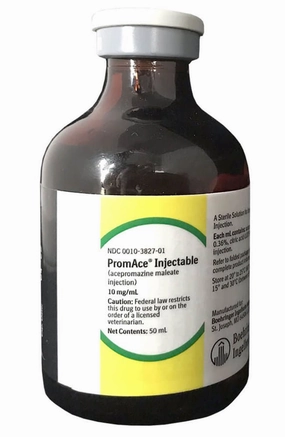 Rx PromAce (acepromazine maleate) Injection for Horses & Pets, 50mL