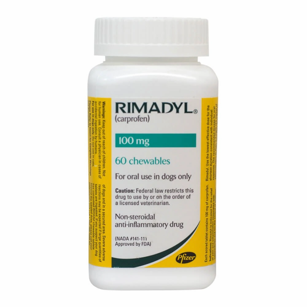 Rx Rimadyl (Carprofen) Chewable Tablets for Dogs