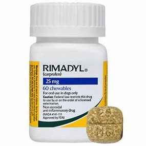 Rx Rimadyl (Carprofen) Chewable Tablets for Dogs
