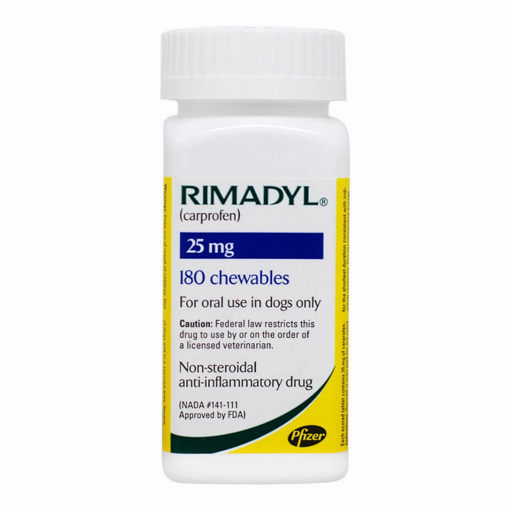 Rx Rimadyl (Carprofen) Chewable Tablets for Dogs