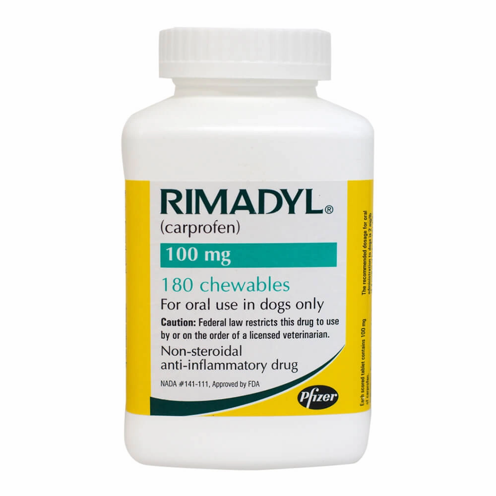 Rx Rimadyl (Carprofen) Chewable Tablets for Dogs