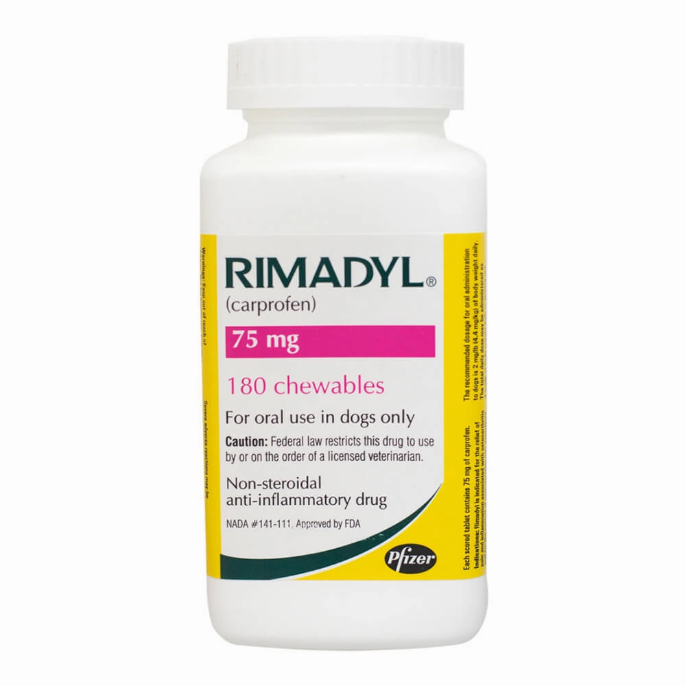 Rx Rimadyl (Carprofen) Chewable Tablets for Dogs