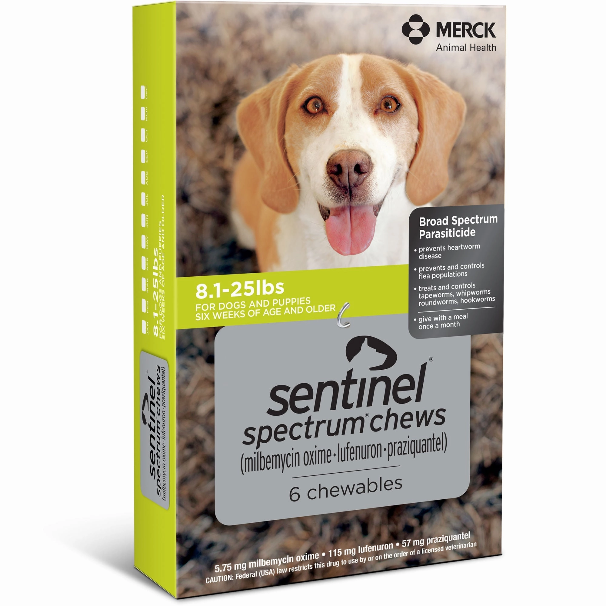 Sentinel Spectrum Chews for Dogs, 6 Chews