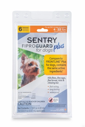 SENTRY Fiproguard Plus Topical Flea & Tick Prevention for Dogs