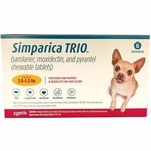 Simparica Trio Chewable Tablets for Dogs