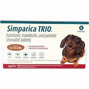 Simparica Trio Chewable Tablets for Dogs