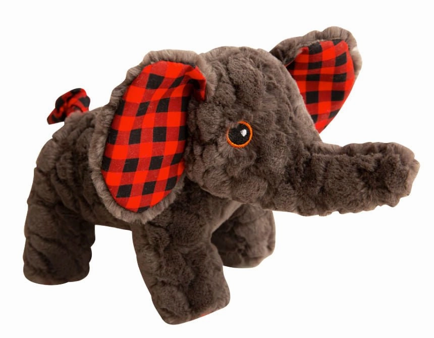 Snugarooz Eli the Elephant Plush Dog Toy, 11"