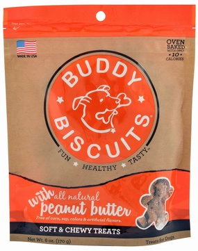 Soft & Chewy Buddy Biscuits Dog Treats, 6 oz