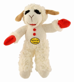 Standing Lamb Chop Dog Toy