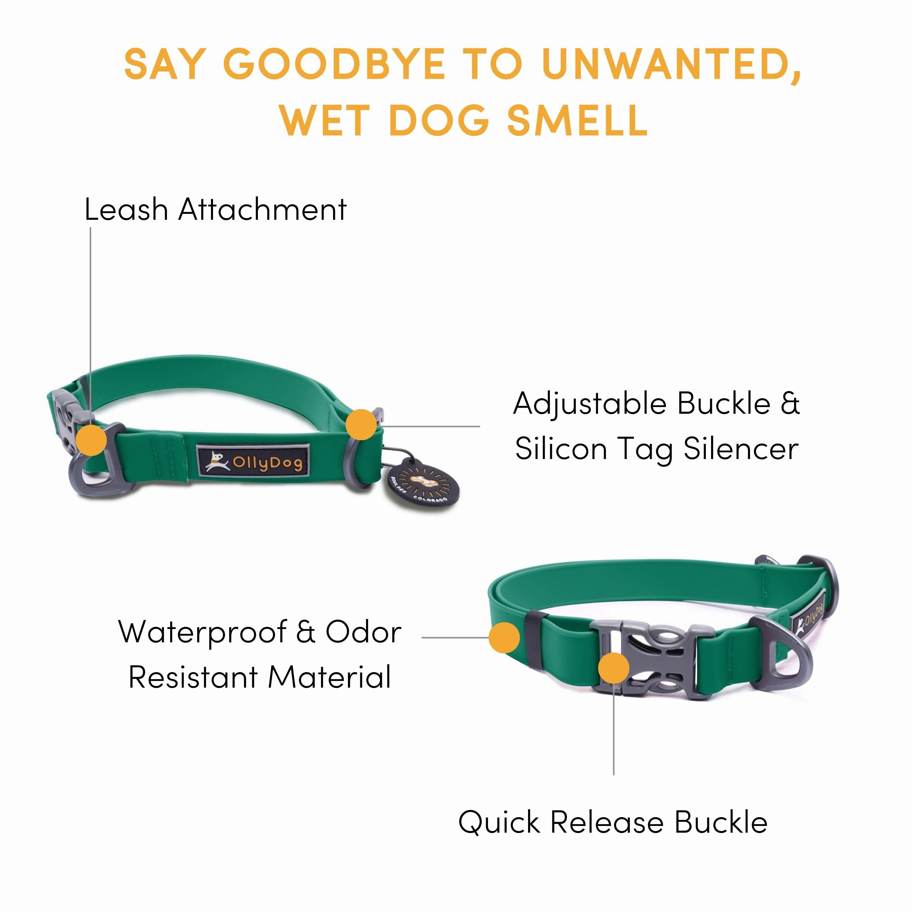 Tilden Waterproof Collar | Waterproof Dog Collar