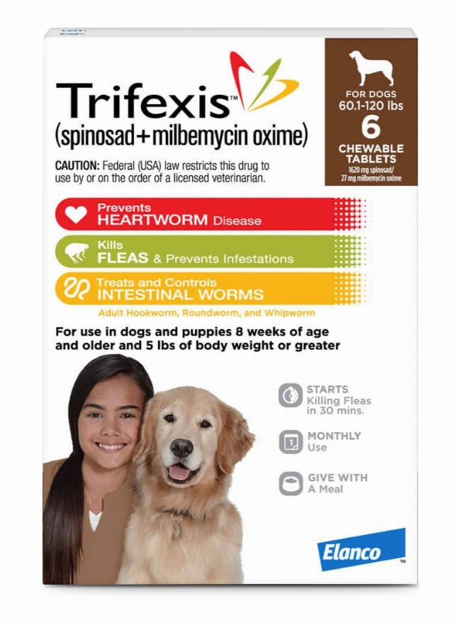 Trifexis Chewable Monthly Tablets for Dogs