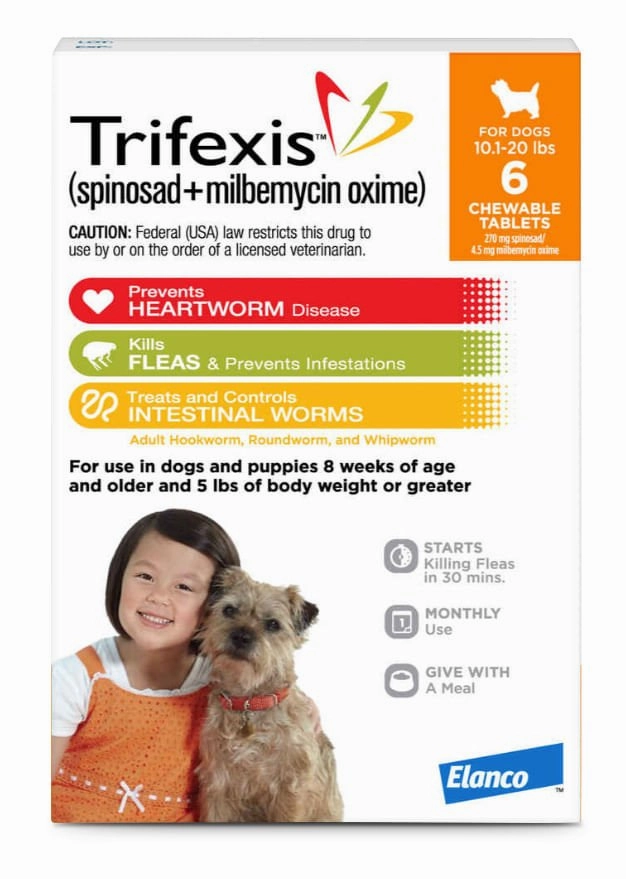 Trifexis Chewable Monthly Tablets for Dogs