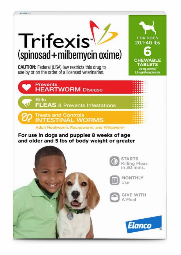 Trifexis Chewable Monthly Tablets for Dogs