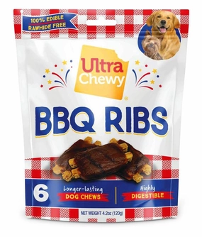 Ultra Chewy BBQ Ribs 6ct