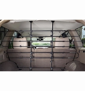 Universal 6-Bar Vehicle Pet Barrier, Black