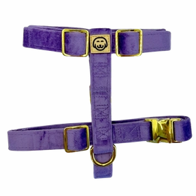 Violet Velvet - Adjustable Strap Dog Harness