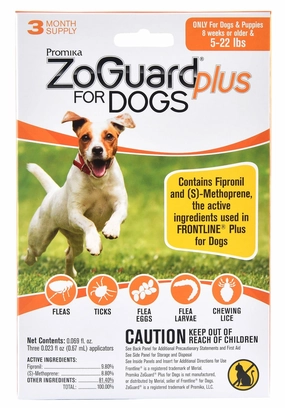 ZoGuard Plus for Dogs, 3 pack